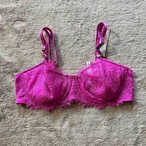 Victorias Secret Pink Bra 34C Sexy Underwires Lingerie NWT‎